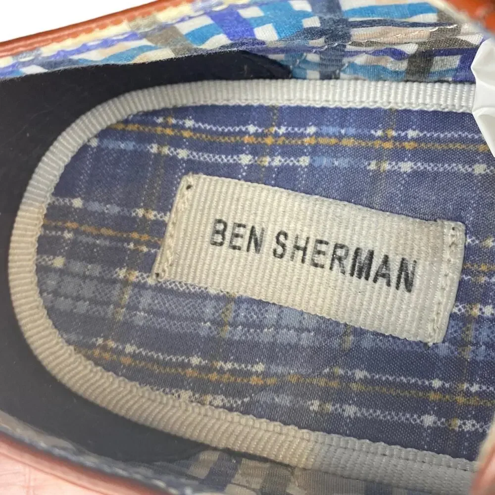 BEN SHERMAN Parnell Vegan Leather‎ Oxford Sneaker Size 9.5